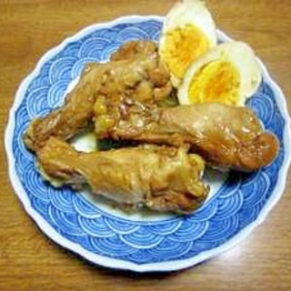 たまごと手羽元のうま煮